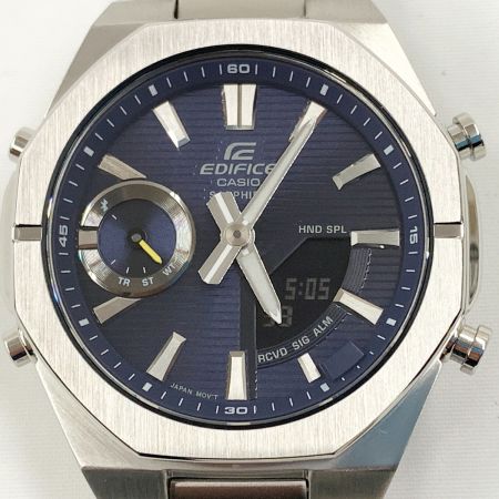  CASIO カシオ エディフィス Bluetooth スマートフォンリンク 腕時計 ECB-S10YD-2AJF ブルー x シルバー