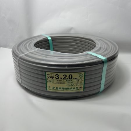  弥栄電線 電材 VVFケーブル 未開封品 2025年10月製造 VVF3×2.0ｍｍ 100ｍ