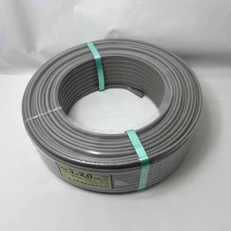  弥栄電線 電材 VVFケーブル 未開封品 2025年10月製造 VVF3×2.0ｍｍ 100ｍ