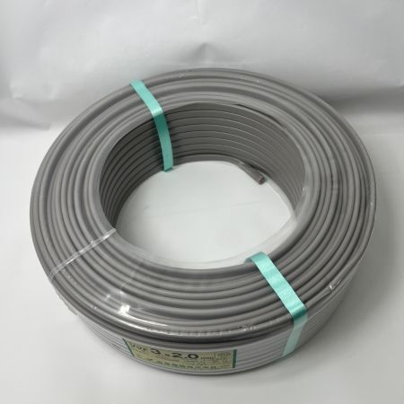  弥栄電線  電材 VVFケーブル 未開封品 2025年10月製造 VVF3×2.0ｍｍ 100ｍ