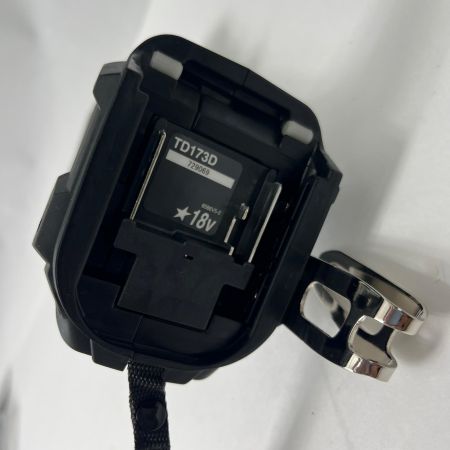 MAKITA マキタ 充電式インパクトドライバ 18V 6Ah バッテリ2本 充電器 ケース付  TD173DRGXB ブラック 未使用品