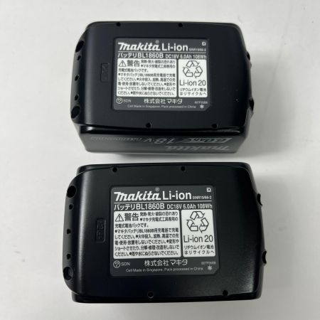  MAKITA マキタ 充電式インパクトドライバ 18V 6Ah バッテリ2本 充電器 ケース付  TD173DRGXB ブラック 未使用品