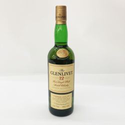 〇〇 GLENLIVET グレンリベット Pure Single Malt 12年 750ml 40%  オールドボトル Sランク 未開栓