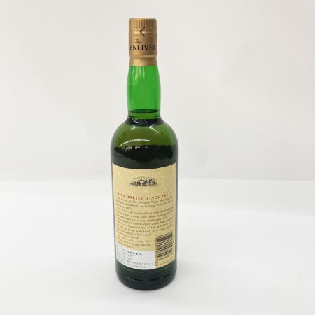  GLENLIVET グレンリベット Pure Single Malt 12年 750ml 40%  オールドボトル 未開栓
