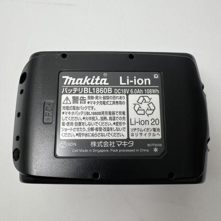  MAKITA マキタ バッテリー 未使用品 18v 6.0Ah BL1860B