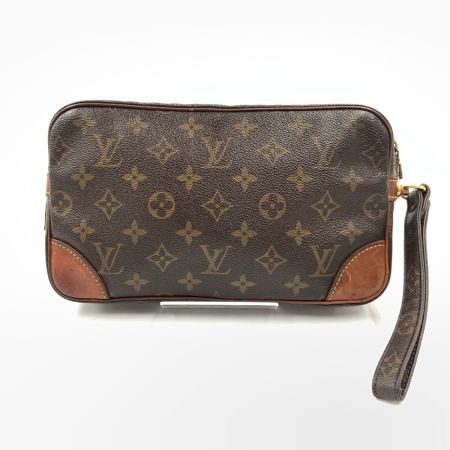  LOUIS VUITTON ルイヴィトン モノグラム マルリードラゴンヌ セカンドバッグ M51825 ブラウン 現状渡し ジャンク品