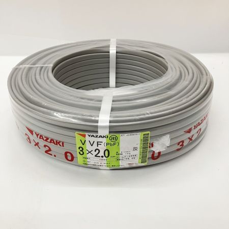  YAZAKI ヤザキ 電材 VVFケーブル 3芯 3× 2.0 PbF 100m 未開封品