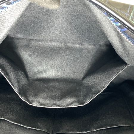  COACH コーチ シグネチャー チェック トートバッグ F80032 ブラック×ブルー x ブルー