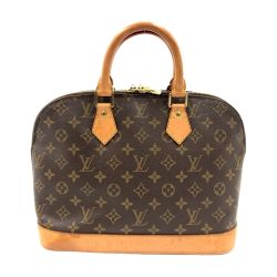 〇〇 LOUIS VUITTON ルイヴィトン モノグラム アルマPM ハンドバッグ M53151 ブラウン Bランク