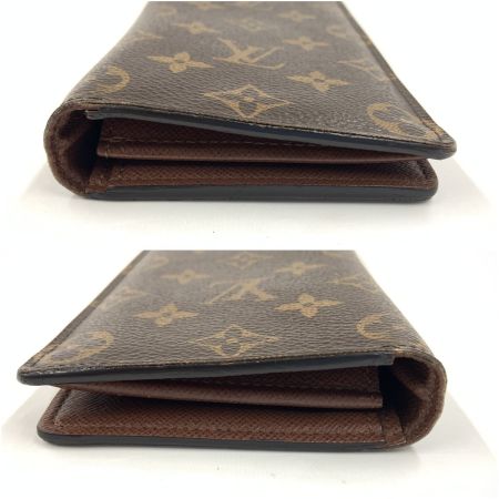  LOUIS VUITTON ルイヴィトン モノグラム ポルトフォイユ ブラザ 二つ折り長財布 M66540 ブラウン