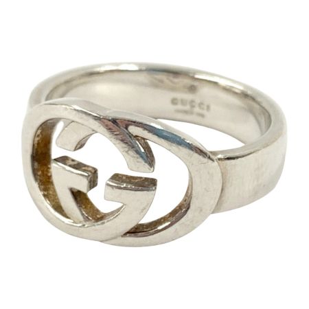  GUCCI グッチ インターロッキングG リング Ag925 刻印 シルバー925 17号  5.8g シルバー