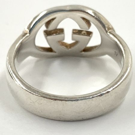  GUCCI グッチ インターロッキングG リング Ag925 刻印 シルバー925 17号  5.8g シルバー