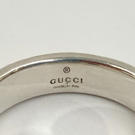  GUCCI グッチ インターロッキングG リング Ag925 刻印 シルバー925 17号  5.8g シルバー