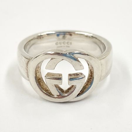  GUCCI グッチ インターロッキングG リング Ag925 刻印 シルバー925 11号  5.1g シルバー