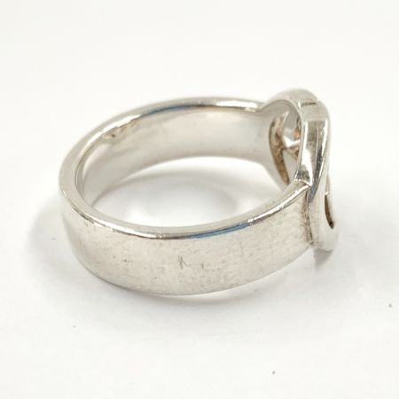  GUCCI グッチ インターロッキングG リング Ag925 刻印 シルバー925 11号  5.1g シルバー