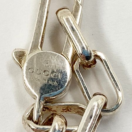  GUCCI グッチ インターロッキングG  ブレスレット Ag925 刻印 シルバー 925 12.0g シルバー