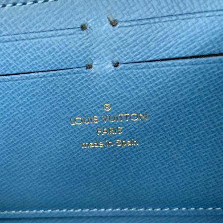  LOUIS VUITTON ルイヴィトン モノグラム ポルトフォイユ クレマンス ラウンドファスナー長財布 M63896 ブラウン x ピンク