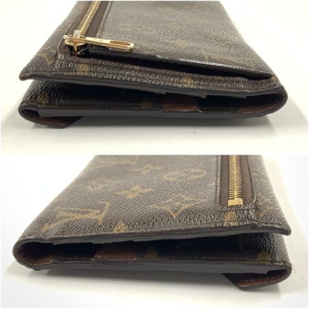  LOUIS VUITTON ルイヴィトン モノグラム ポルトフォイユ オリガミ ロン M40487 ブラウン