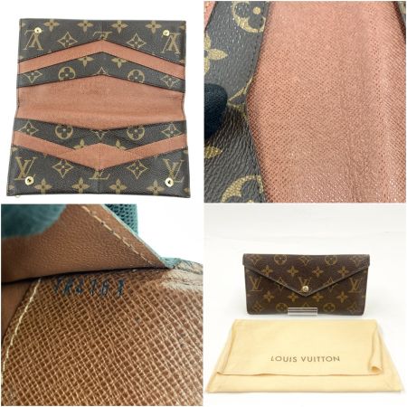  LOUIS VUITTON ルイヴィトン モノグラム ポルトフォイユ オリガミ ロン M40487 ブラウン