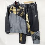 〇〇 asics アシックス スポーツウエア トレーニングウェア 上下セット メンズ sizeS 2031B647 Bランク