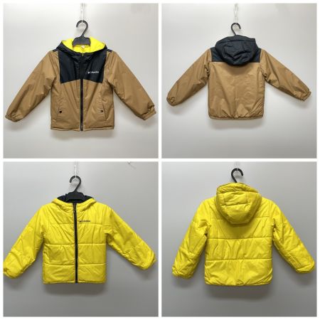  Columbia コロンビア キッズ スキーウェア上下セット ダブルフレークセット XXS 222SY1093 ブラウン