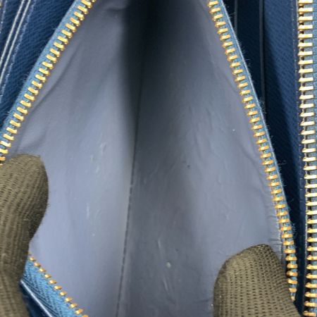  LOUIS VUITTON ルイヴィトン ルイヴィトン フライトバッグパナーム ジッピーウォレット ファスナー 財布  M58044 ブルー