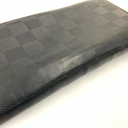  LOUIS VUITTON ルイヴィトン ダミエ アンフィニ ジッピー ヴェルティカル  ラウンドファスナー長財布 N63548 ブラック