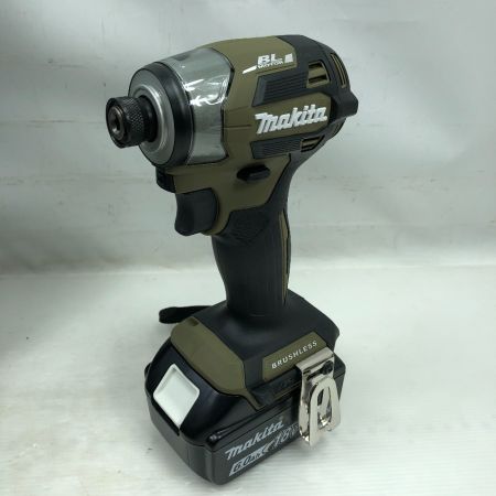  MAKITA マキタ 工具 インパクトドライバ 未使用品(S) 充電器・充電池2個付 コードレス式 TD173DRGXO オリーブ