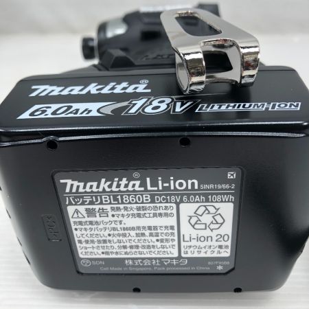  MAKITA マキタ 工具 インパクトドライバ 未使用品(S) 充電器・充電池1個・ケース付 TD173D ブラック