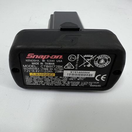  Snap-on スナップオン 3/8 電動ラチェット バッテリー付き CTRJ761C レッド