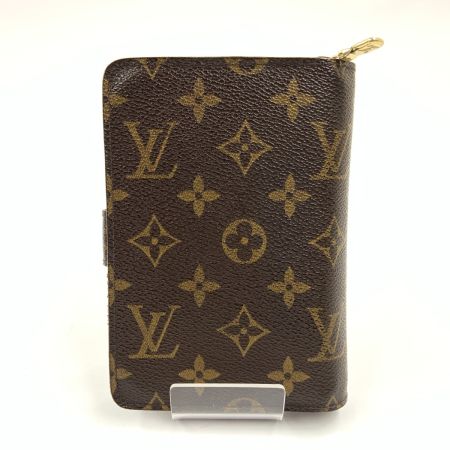  LOUIS VUITTON ルイヴィトン モノグラム ポルト パピエ ジップ　二つ折り財布 M61207 ブラウン