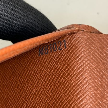  LOUIS VUITTON ルイヴィトン ノグラム ポルトトレゾール エテュイ パピエ 三つ折り財布 M61202 ブラウン