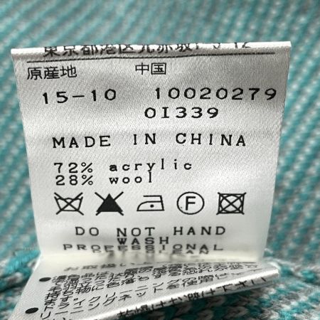  Jack Bunny!! ジャックバニー レディース  ニット リップ総柄 SIZE 6 グレー