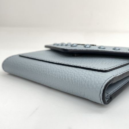  COACH コーチ 三つ折り財布 ラッカーリベット スタッズ 12171 ペールブルー