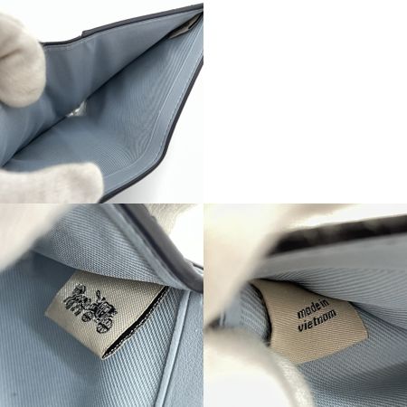  COACH コーチ 三つ折り財布 ラッカーリベット スタッズ 12171 ペールブルー
