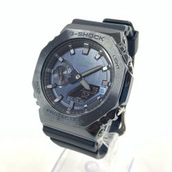 〇〇 CASIO カシオ Gショック アナログデジタル 2100シリーズ メンズ クォーツ 腕時計 GM-2100N ネイビー Bランク