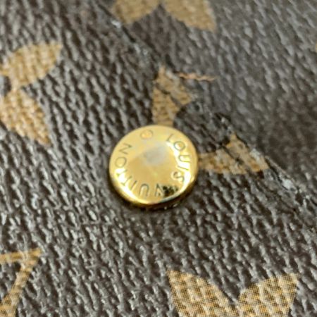  LOUIS VUITTON ルイヴィトン モノグラム ポシェット ポルト モネ クレディ 二つ折り長財布 M61725 ブラウン