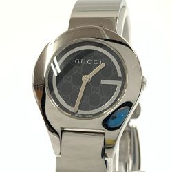 〇〇 GUCCI グッチ ステンレススチール ラウンドフェイス クォーツ 腕時計 6700L シルバー Cランク