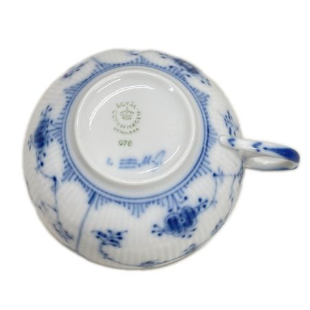  ROYAL COPENHAGEN ロイヤル・コペンハーゲン カップ＆ソーサー ブルーフルーテッド プレイン デンマーク製