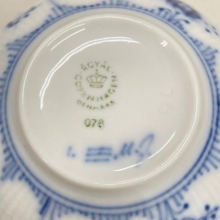  ROYAL COPENHAGEN ロイヤル・コペンハーゲン カップ＆ソーサー ブルーフルーテッド プレイン デンマーク製