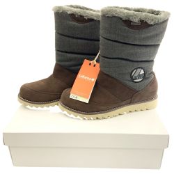 〇〇 Lafuma ムートンブーツ ブーツ スノーブーツ 24.5cm ブラウン Sランク