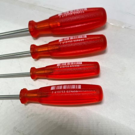  SWISSTOOLS ドライバー PB6100.1-90/6100.0-80/6100.2-100/6190.2-100/6 4本セット
