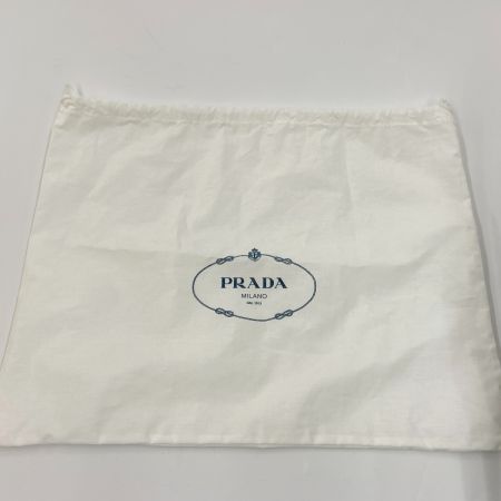  PRADA プラダ ロゴ ナイロン キャップ size M 帽子 ブラック