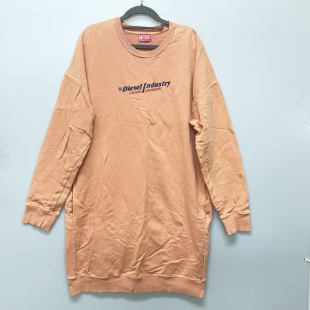  DIESEL ディーゼル ロングトレーナー SIZE S RN93243 CA25594 オレンジ