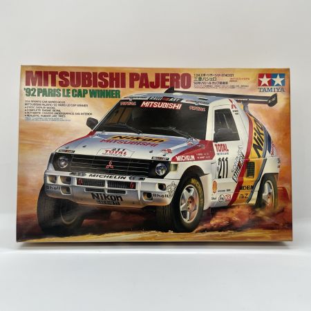  TAMIYA タミヤ プラモデル 1/24スポーツカーシリーズ No.121 三菱パジェロ 92年 パリ~ル・カップ優勝車