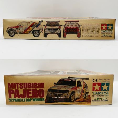  TAMIYA タミヤ プラモデル 1/24スポーツカーシリーズ No.121 三菱パジェロ 92年 パリ~ル・カップ優勝車