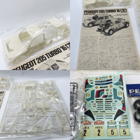  TAMIYA タミヤ プラモデル 1/24 スポーツカーシリーズ No.54 プジョー 205 ターボ16・ワークスラリーカー