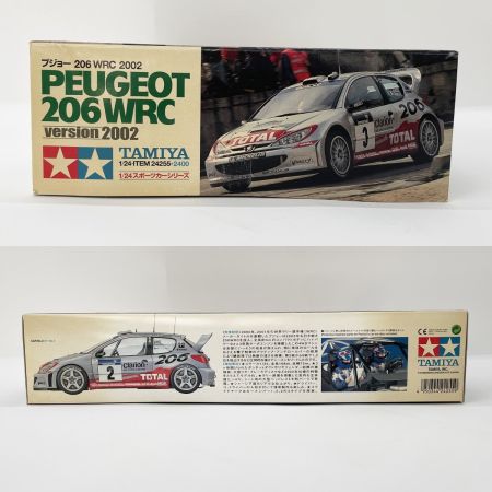  TAMIYA タミヤ プラモデル 1/24 スポーツカーシリーズ No.255 プジョー 206 WRC 2002