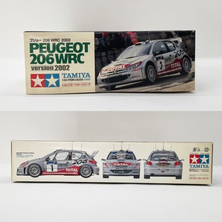  TAMIYA タミヤ プラモデル 1/24 スポーツカーシリーズ No.255 プジョー 206 WRC 2002
