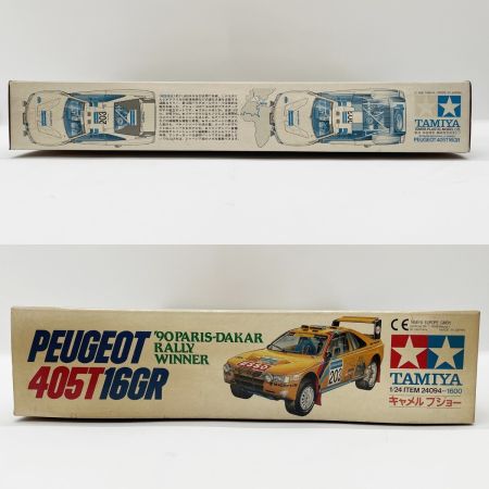  TAMIYA タミヤ プラモデル 1/24 スポーツカーシリーズ No.94 キャメルプジョー 405T16GR 1990年 パリ・ダカール優勝車